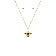 LUNAMAR - Collar Abeja Cristales