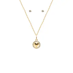 LUNAMAR - Collar Corazón Circulo