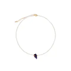 LUNAMAR - Collar Corto Amatista