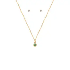 LUNAMAR - Collar Cristales Esmeralda