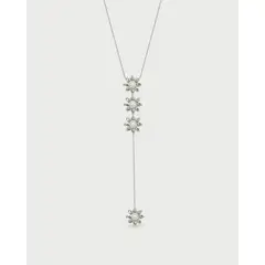 LUNAMAR - Collar Largo Flores Miyuki