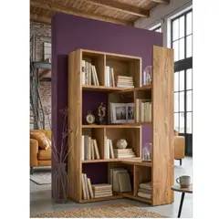 22 GRADOS DECORACION - Estante Republik En Madera 100Cm x 40Cm