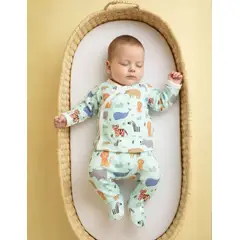 LAPU KIDS - Set Kimono térmico Mini Zoo Blue