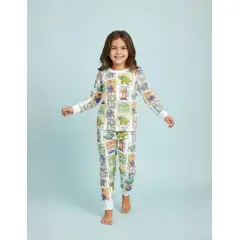 LAPU KIDS - Pijama 2p térmica Rock & Roar