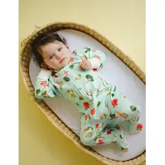 LAPU KIDS - Pijama Enteriza térmica Festa Veggie Blue