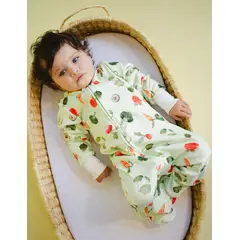 LAPU KIDS - Pijama Enteriza térmica Festa Veggie Green