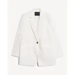 SEVEN SEVEN - Blazer Clásico Para Mujer Blanco
