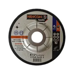 GENERICO - Disco Pulir Metal 4-12 HENCON TOOLS 5UND