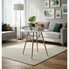 AKIVOY - Mesa Eames Redonda color Blanco