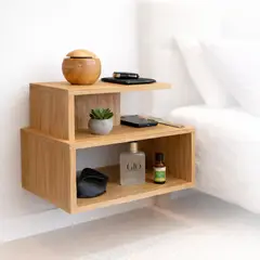 GENERICO - Mesa de Noche Flotante AURA – Diseño Moderno para Dormitorio