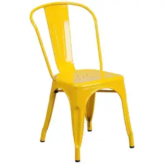 MOBLIHOUSE - Silla Metal Tolix Amarilla