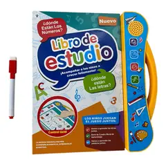 GENERICO - Libro Didáctico Electrónico Tactil Sonido En Ingles y en Español