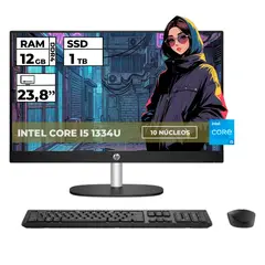 HP - TODO EN UNO 24-0351LA INTEL CORE I5-1334U 12GB RAM 1 TB SSD 24'' FHD