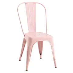 MOBLIHOUSE - Silla Metal Tolix Palo Rosa