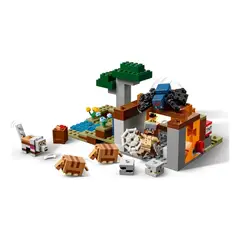 LEGO - Minecraft La Expedición Minera Del Armadillo 247 Piezas