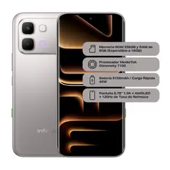 INFINIX - Celular Note Edge 5G 256Gb Ram 8+8Gb Gris