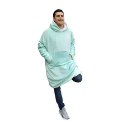 YETI - Buzo saco Cobija Gigante Overside Unisex Sencillo Niñ Hoodie