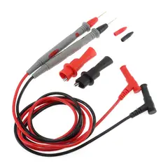 GENERICO - Cables Punta Aguja Multímetro Mas Pinzas Caiman 1000V 20A 110cm