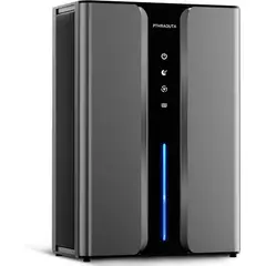 GENERICO - Deshumidificador Eléctrico Portátil Silencioso Absorbente de Humedad y Purificador de Aire 88m2