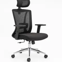 GENERICO - SILLA PONCE BASE CROMO BRAZOS 3D CON CABECERO SLIDER