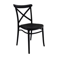 BOXBIT - Silla Plats Para Comedor Jardín Negra - Negra