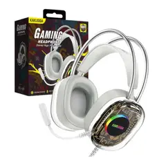 GENERICO - Audífonos Gamming Kakusiga Ksc-1298 Con Luz Led Colores