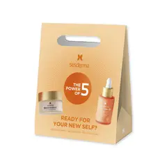 SESDERMA - Kit Sesvitamin-C 5 Serum + Sesvitamin-C Crema Tratamiento Iluminador Antiedad
