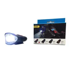 GENERICO - Linterna Bicicleta 3 en 1 Impermeable con Velocimetro