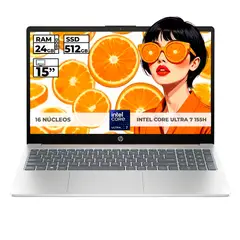 HP - PORTÁTIL CORE ULTRA 7 155H 24GB 512GB SSD 15.6" FHD COPILOT