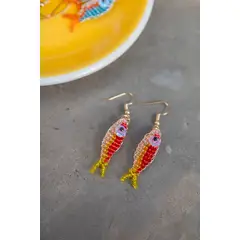 FLORIPONDIA - Aretes Pez Coral