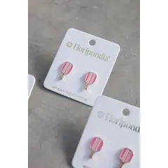 FLORIPONDIA - Aretes Padel Rosa