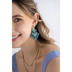 FLORIPONDIA - Aretes de Azul Elif.