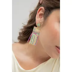 FLORIPONDIA - Aretes Largos Tribal