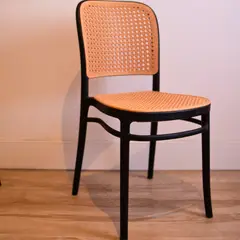 BOXBIT - Silla Amis Para Comedor Jardín Negro-Beige