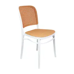 BOXBIT - Silla Amis Para Comedor Jardin- 1145 Blanco-Biege