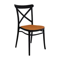 BOXBIT - Silla Plats Para Comedor Jardin Negra