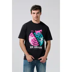 KOAJ - Camiseta con arte del Juego Del Calamar y manga corta Hombre