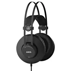 AKG - Audífonos K52 Profesionales Cerrados Monitoreo 40mm 18Hz-20kHz Cable 2.5m - Negro Mate
