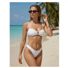 GENERAL - Vestido De Baño Mujer Moda Europea Bikini Blanco