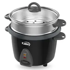 INNOVA - Olla Arrocera Kalley 7 Tazas Vaporera 500w Potencia Ahorra Energia Gris 110v Gris 110v
