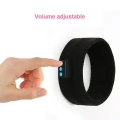 GENERICO - Banda Bluetooth Deportiva Con Audífonos Para Dormir Deporte Negro Unica Ajustable