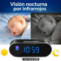 GENERICO - CAMARA RELOJ DESPERTADOR