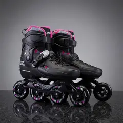 COUGAR - Patines Semiprofesionales Ajustables CR7 EVOLUTION Fucsia talla S 31-34