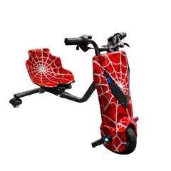 GENERICO - Triciclo Eléctrico Drift Grande Rojo Spider Para Niños, Jóvenes Y Adultos