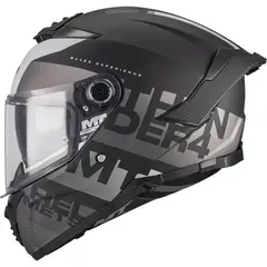 MT HELMETS - CASCO MT THUNDER 4 CERTIFICADO ECE2206 WAVES GRIS MATE