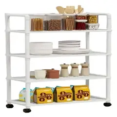 CHINA GLAZE - Carrito Organizador Multiusos 4 Niveles Con Ruedas