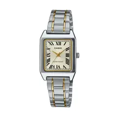 CASIO - Reloj Para Mujer LTP-V007SG-9B Numeros Romanos Plateado