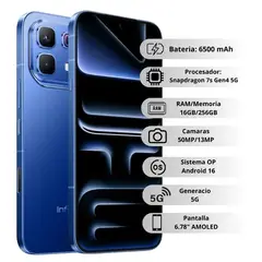 INFINIX - CELULAR NOTÉ 60PRO 8+8(256) 5G COLOR NARANJA