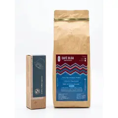 CAFE OLGA - Café Olga Molido 500 gramos + Cápsula para Nespresso (3 unidades)