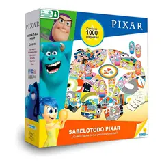 RONDA - Juego De Mesa Sabelotodo Pixar 1000 Preguntas Para Niños